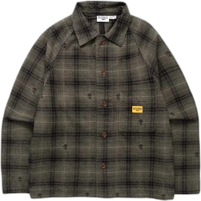 Jas Service Works Thistle Plaid Front Of House