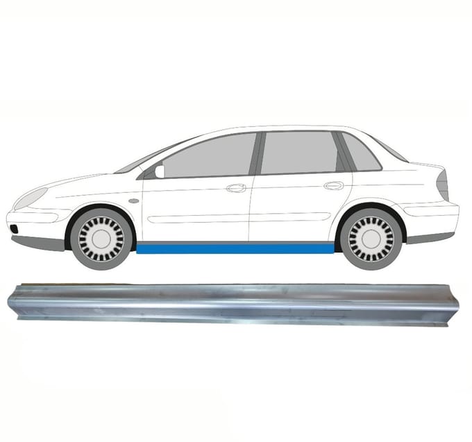 Reparatie dorpel voor Citroen C5 2001-2008 / Links