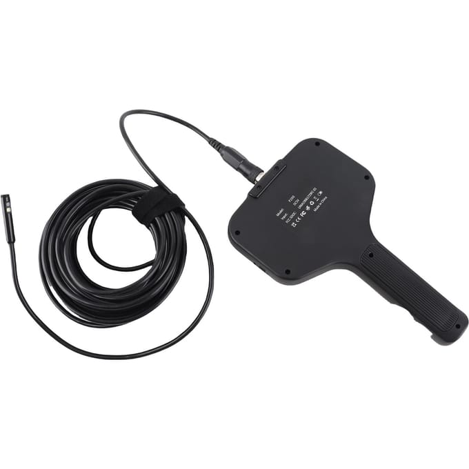 Inspectiecamera Dubbele Lens Inspectiecamera met Licht 10m 32.8FT Industriële Borescope IP67 Waterdicht Flexibele Kabel black