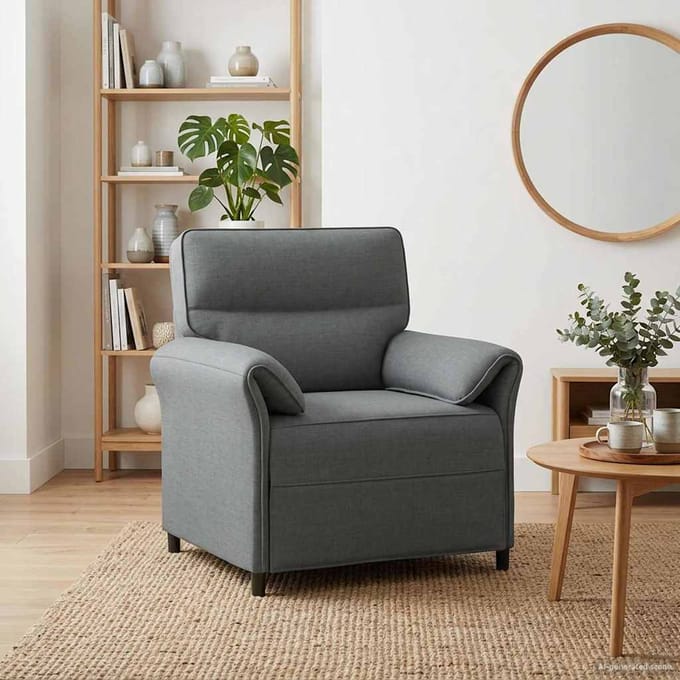 vidaXL - Bank - 100% - polyester - metalen - frame - MDF, - Multiplex