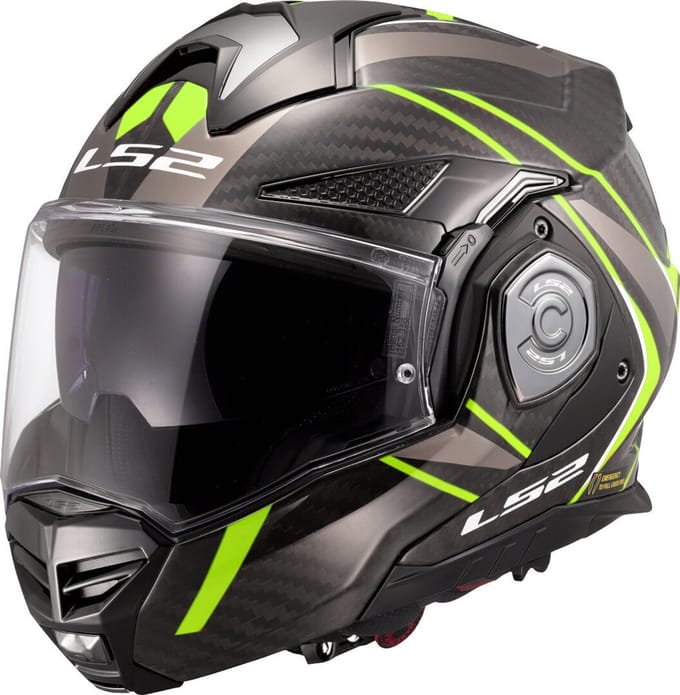 LS2 FF901 Advant X C Future II H-V Geel 06 Systeemhelm - Helm