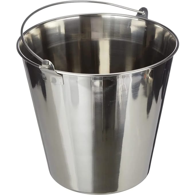 Roestvrijstalen emmer Lacor Garinox 14 L