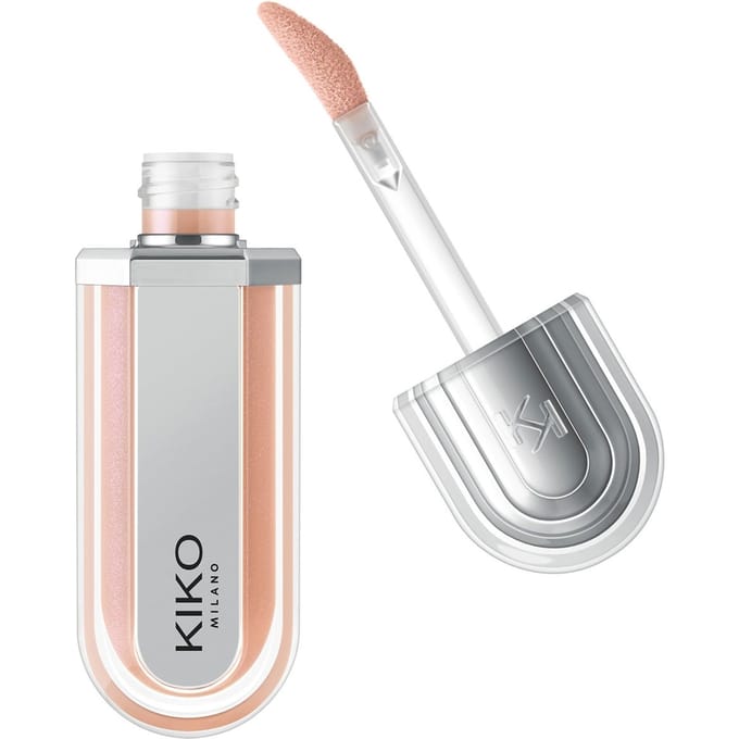 KIKO Milano 3D Hydra Xtreme Plumping Lip Gloss 6ml (Various Shades) - 01 Pink Glacier