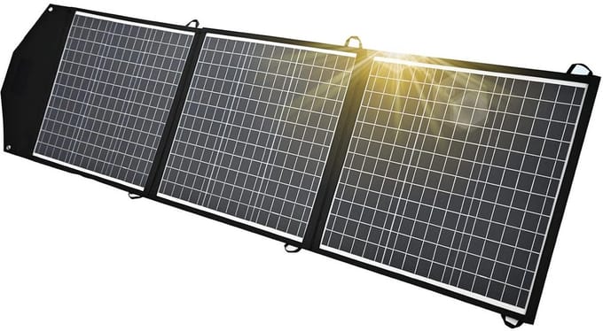Opvouwbaar 150W 12V Zonnepaneel voor Camping, Caravan en Boot