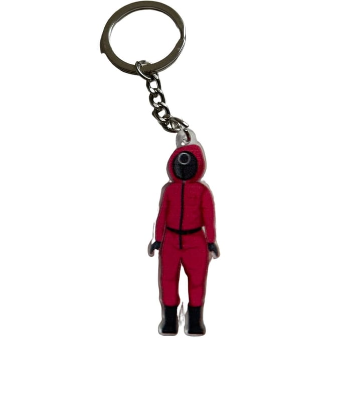 Squid Game Sleutelhanger / Tas Hanger | Keychain - Lange Soldaat Cirkel - AWR