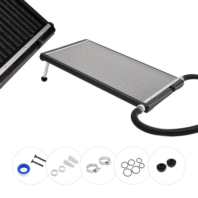 AREBOS Zwembadverwarming - Zwembadverwarming Solar - Pool Heater - 110x65 cm