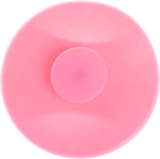 *** Siliconen Gootsteen Stop - universeel - 11 cm - roze - Wasbak Vuil Tegenhouden - van Heble® ***
