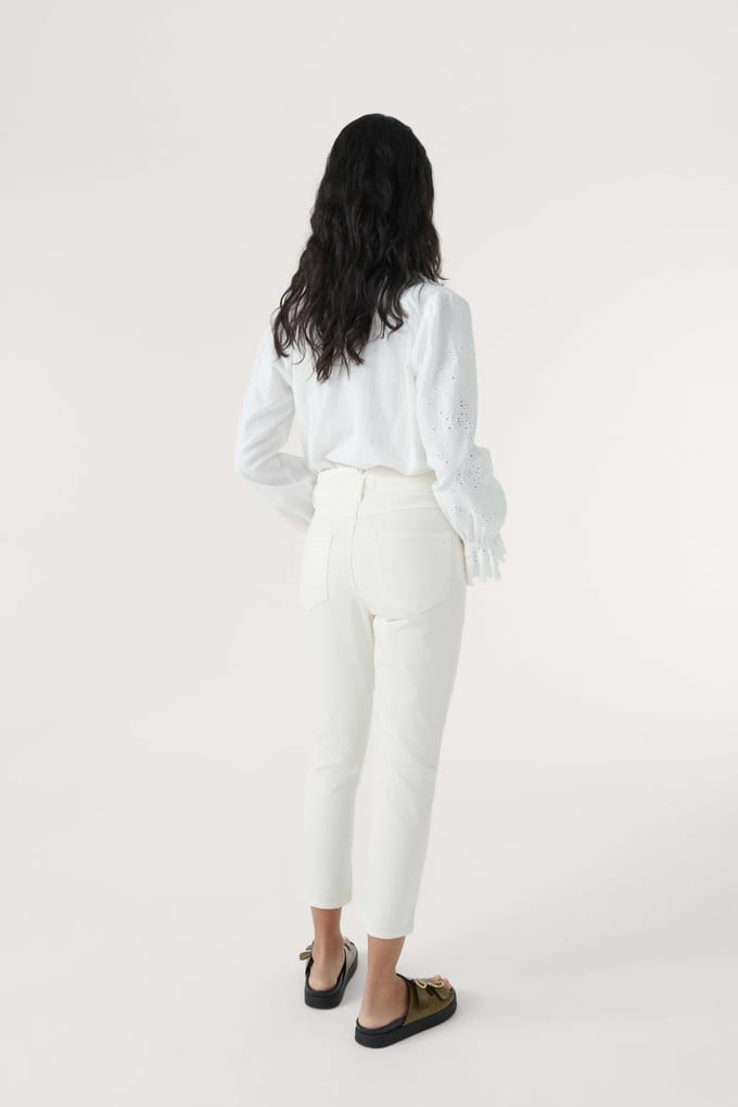 BA&SH Slim Ecru Maat: XS | Skinny Jeans Outlet | Dames | Ecru