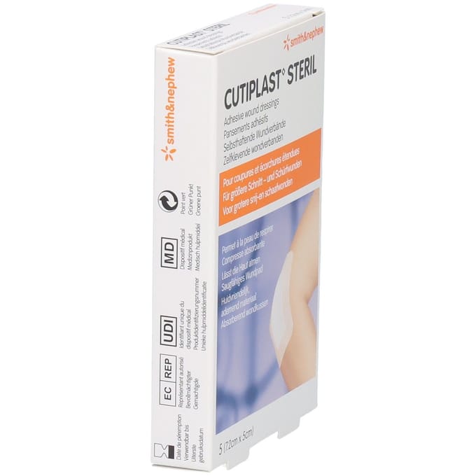 Cutiplast Steriel 5cm x 7.2cm 5 Pleister