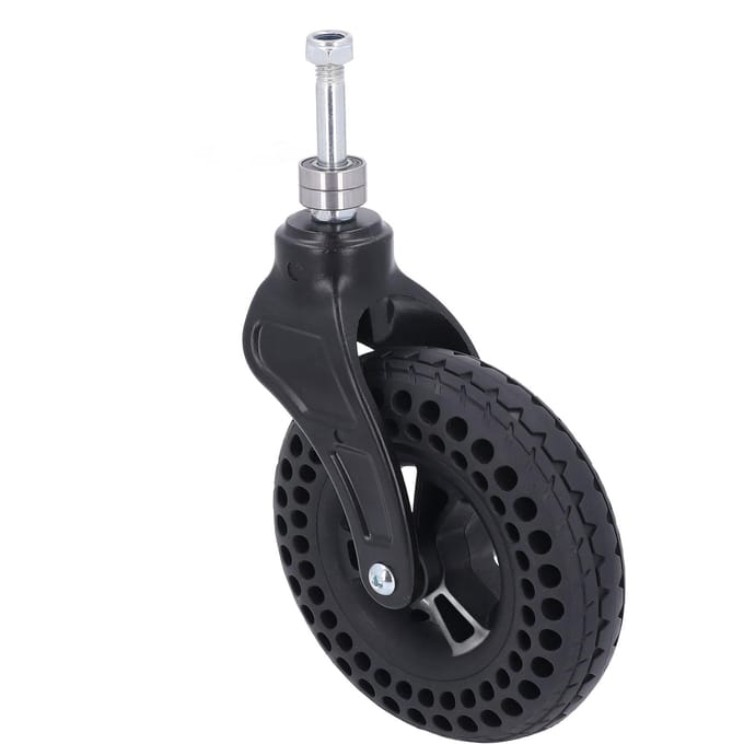 7 Inch Universeel Zwenkwiel TPE Rubber Massief Wiel Vervanging voor Kar 75KG Draagvermogen
