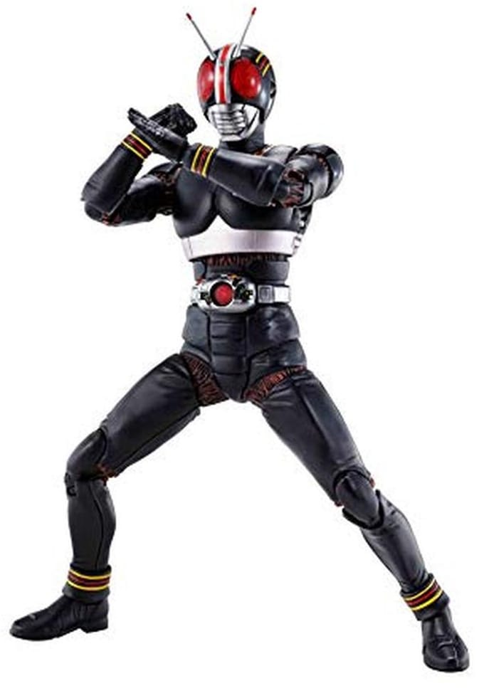 Actiefiguur Kamen Rider Zwart - 150 mm Voorgeschilderd met True Bone Carving Methode