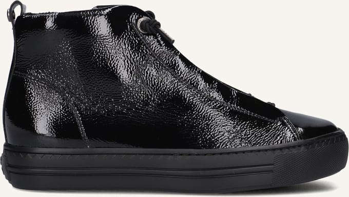 Paul Green 5283 Sneakers - Leer - Dames - Zwart - Maat 38