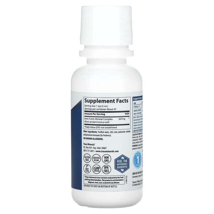 Trace, Vloeibare Darmgezondheid, Ongezoet, 8 fl oz (237 ml)