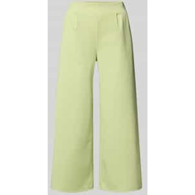 Wide leg-sweatpants met elastische tailleband model 'Kate'