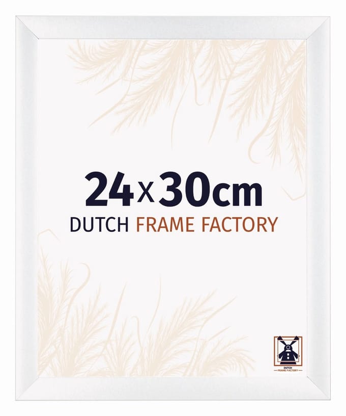 Fotolijst 24x30 cm - MDF - Wit Mat - Praag