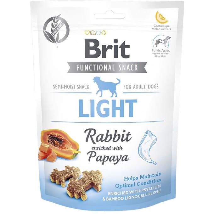 3x150g Brit Care Dog Functional Light Snack Rabbit Hondensnacks