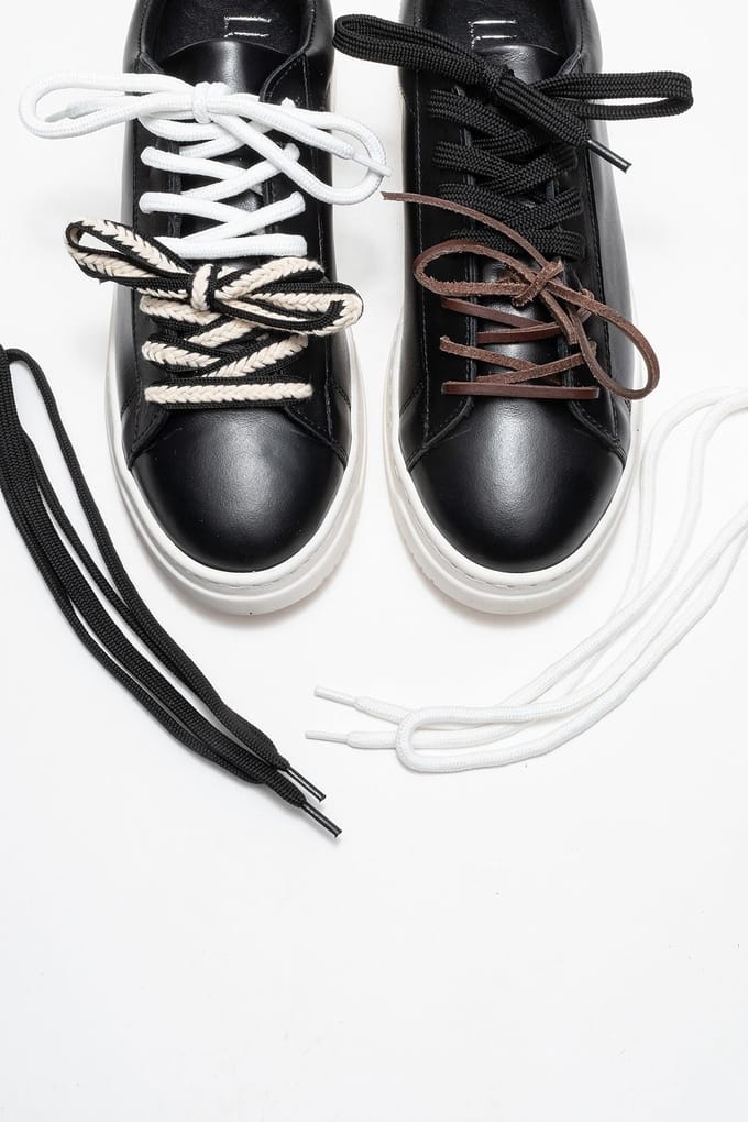 Warron Leren Sneakers Dames