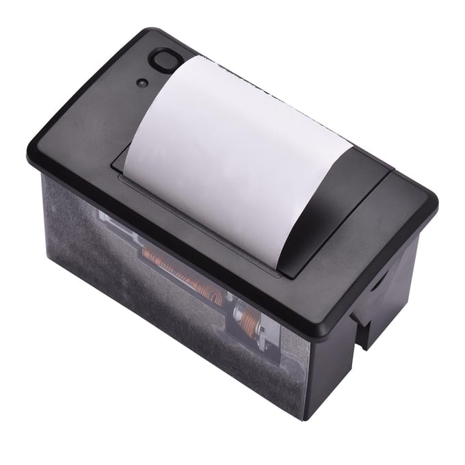 Aiebcy Embedded Thermische Bonprinter 58MM Mini Printmodule Laag Geluidsniveau met USB/RS232/TTL gray
