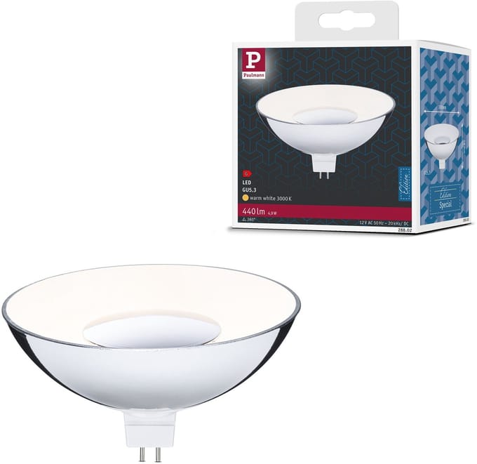 Standaard 12 V LED-reflector GU5,3 440lm 4,9W 3000K Wit
