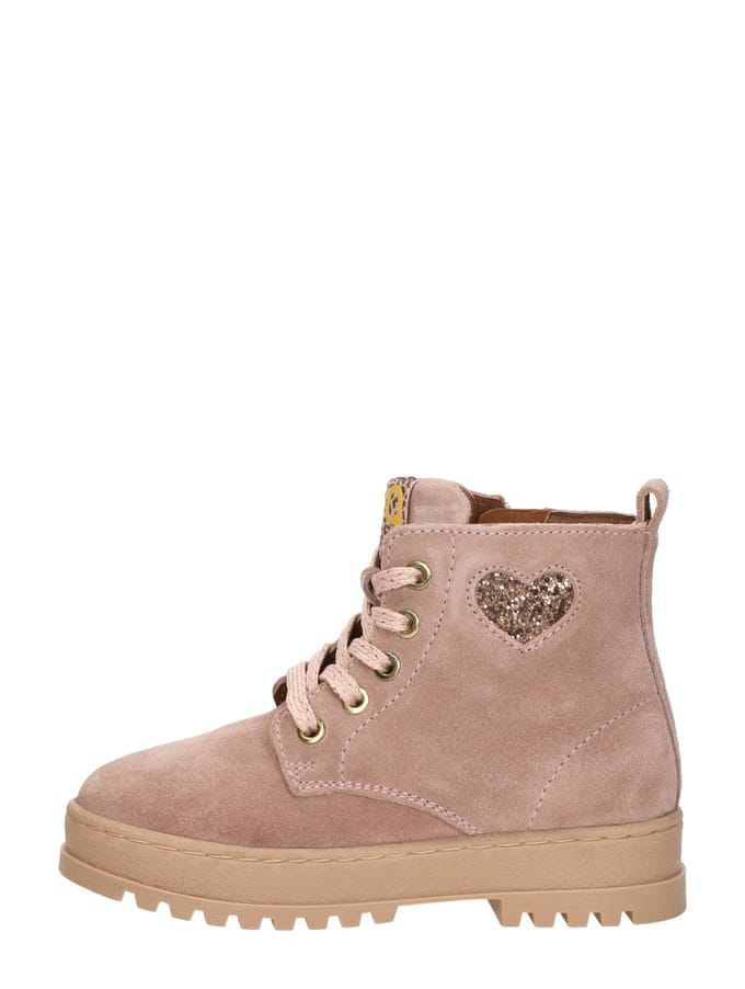 KEQ Veterschoen hoog Veterschoen hoog - Roze - Maat 25