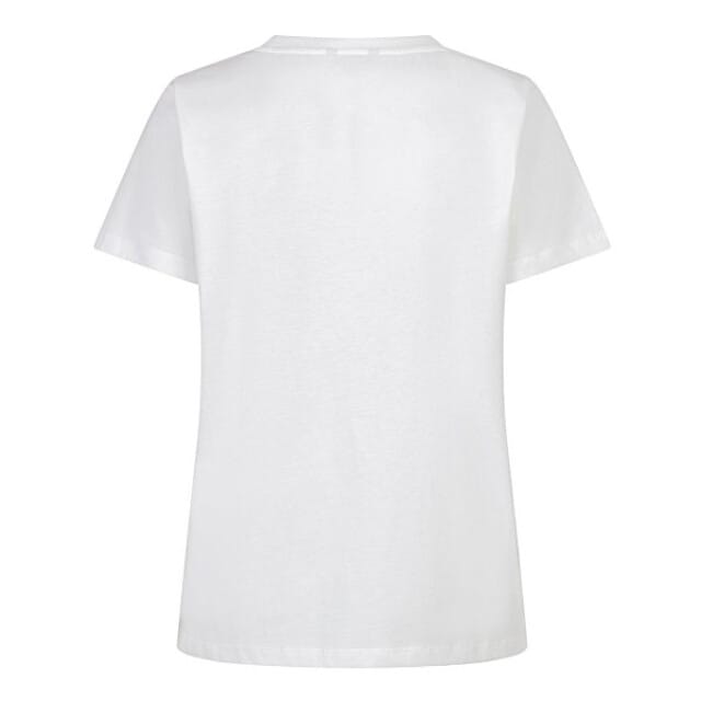 Esqualo T-shirt sp26-05014 offwhite/red