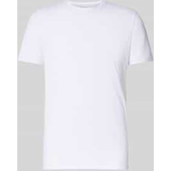 Regular fit T-shirt van katoenmix