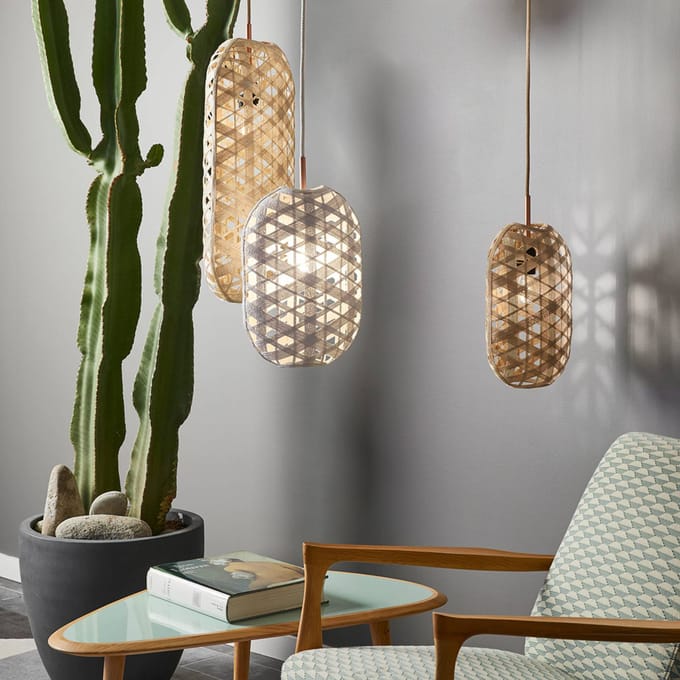 Forestier Capsule S hanglamp, 36 cm, wit