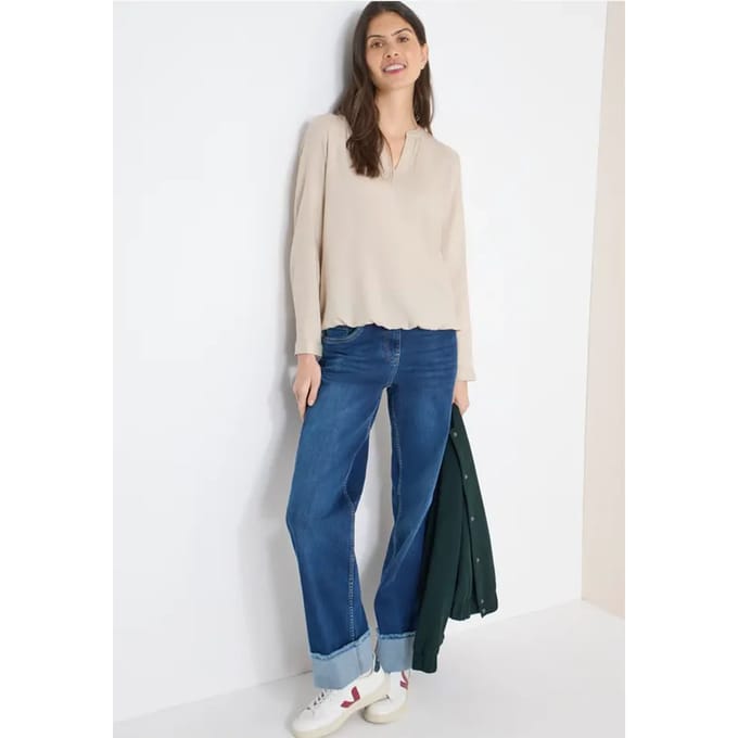 Blouse in effen kleur
