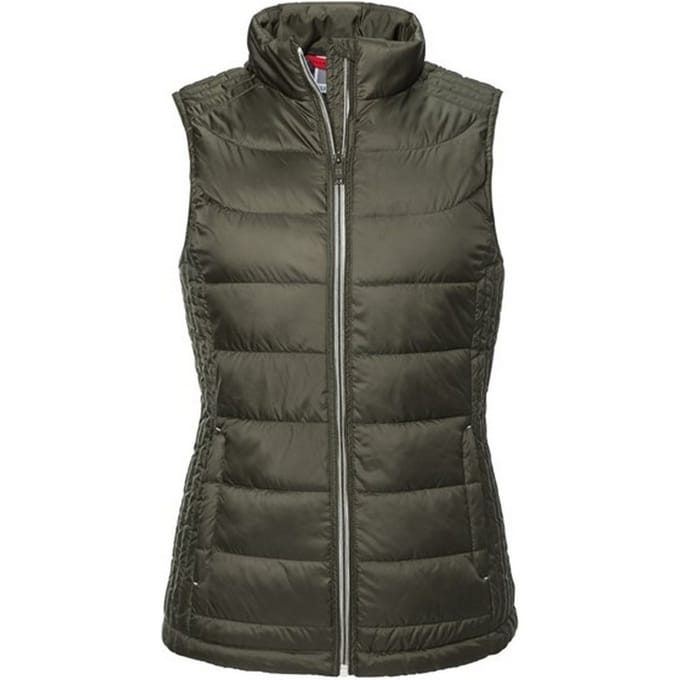 Russell Dames/dames Nano Body Warmer (Donkere Olijf)