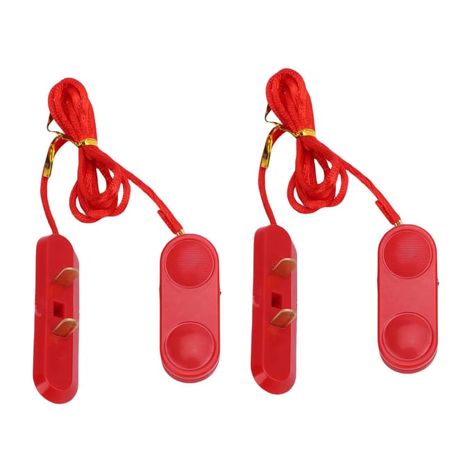 2 stuks Loopband Veiligheidssleutel Universele Loopband Noodstop voor Loopmachine Plat Ovaal Dubbel red