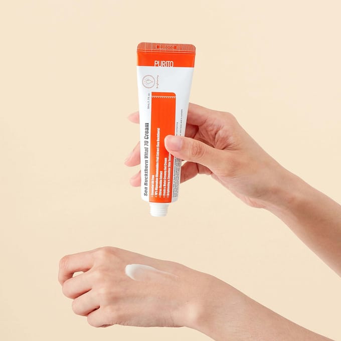 PURITO Crème Vitale à l'Argousier 50ml - crème nourrissante pour le visage