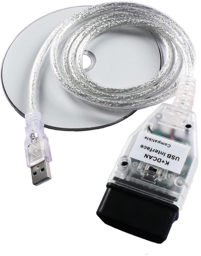 OBD2 K+CAN K+DCAN Diagnosekabel voor Autodiagnose