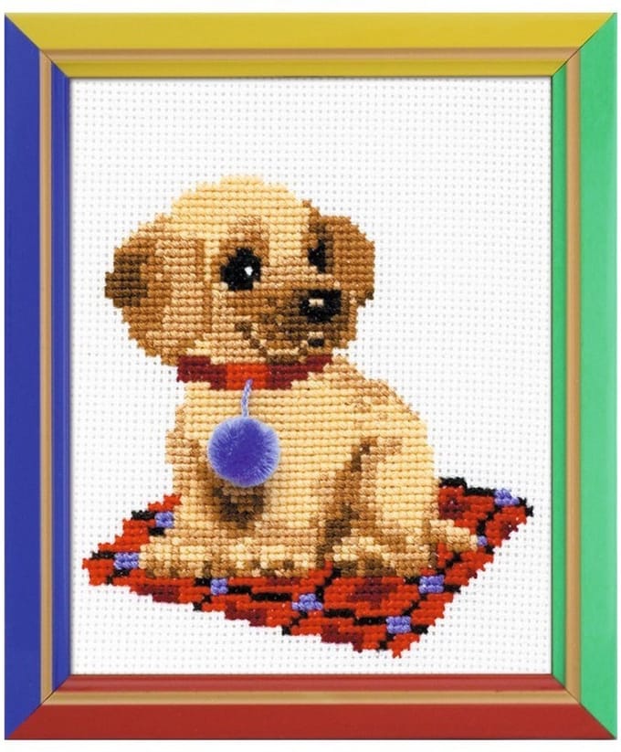 Borduurpakket puppy