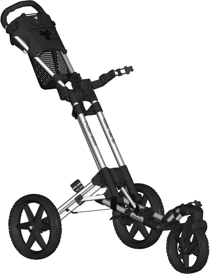 FastFold Flex 360 Golftrolley - Wit Zwart