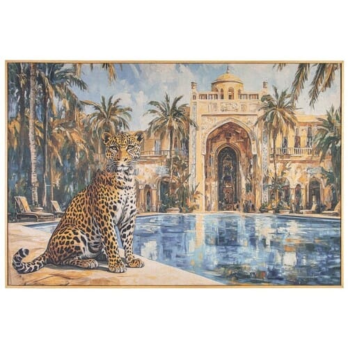 Schilderijen Signes Grimalt Schilderij Van Een Cheetah