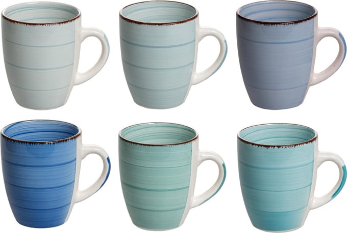 Studio Tavola Mokken Ocean Blue 350 ml - 6 stuks