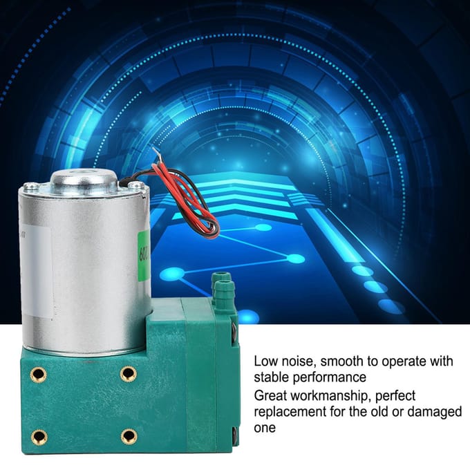 Mini Pompe à Vide Grand Débit Faible Bruit ?65?150kpa 12W 10Lmin DC12VDC24VAC220V