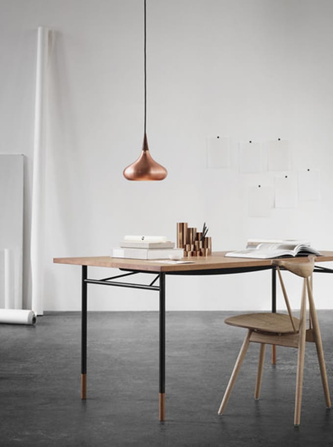 Fritz Hansen - Orient hanglamp - koper - Ø 34 cm - bruin