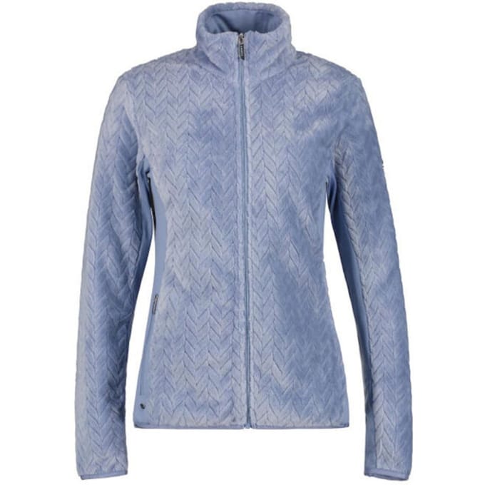 Luhta ikaala fleece sweater met rits dames -