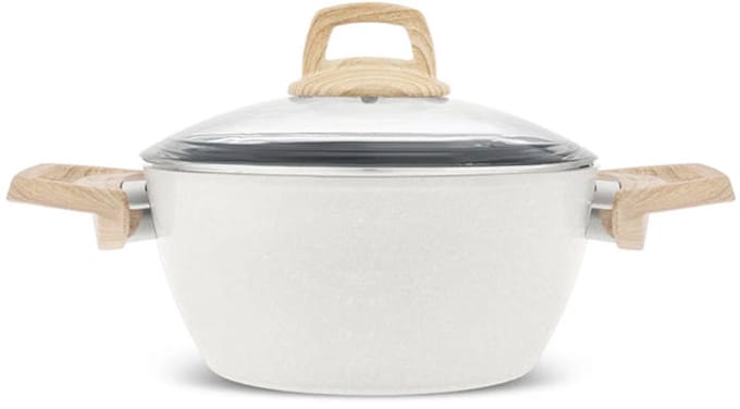Karaca Swiss Crystal – Kookpot – Crème – 20 cm