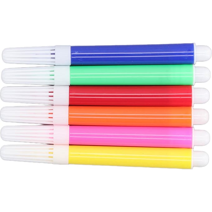 6 Stuks Acryl Verf Marker Pen Set Op Waterbasis voor Doodle Printer Verbruiksartikelen Accessoires red