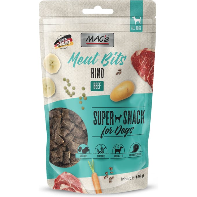 MAC's Dog Meat Bits Hondensnack - gemaakt van Rund