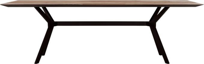 24Designs Metropole Eettafel - L200 X B95 X H78 Cm  - Teakhout