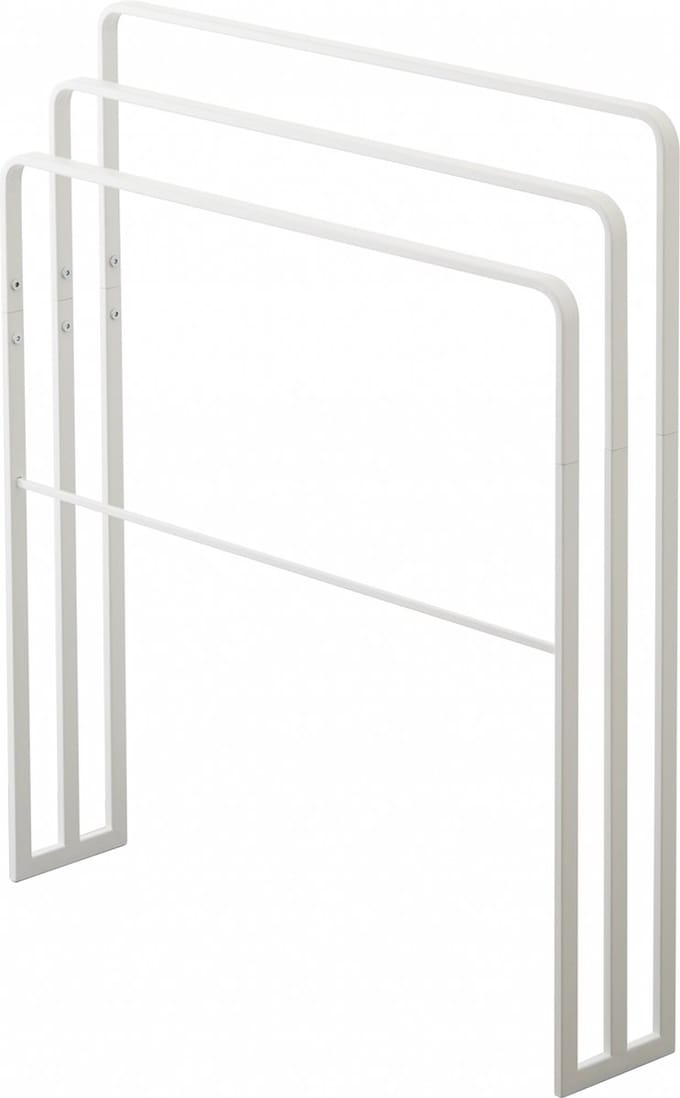 Yamazaki Handdoekenrek Badkamer - 3 Stangen - Tower - Wit
