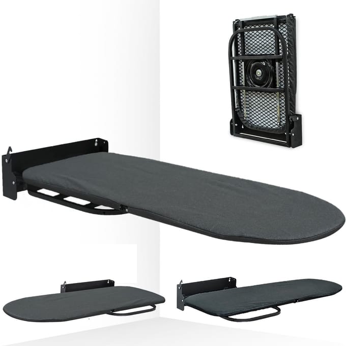 Dailygoods- Strijkplank Inklapbaar 92 x 31 cm - Wandstrijkplank