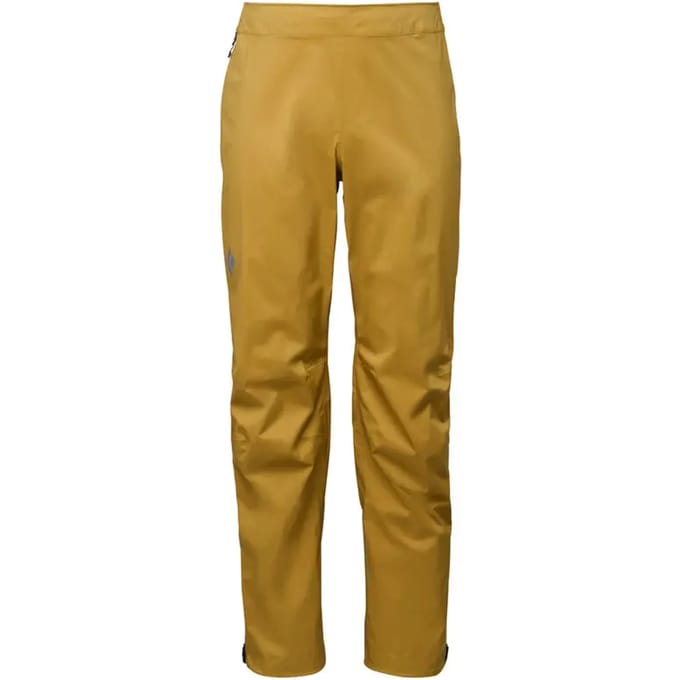 Black Diamond Fineline Stretch Full Zip Broek Geel XS Man