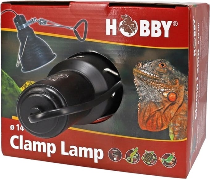 Hobby Terrano Clamp Lamp terrarium klemlamp 14 | 21 cm E27 14CM