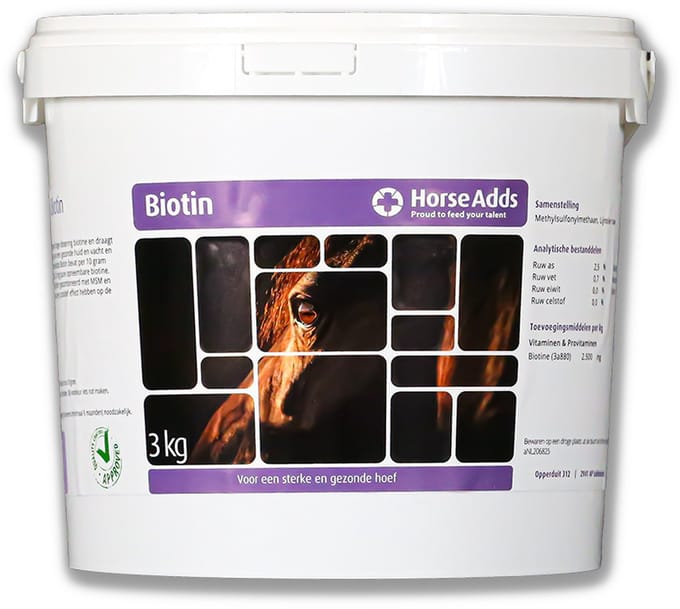 Biotin 3 kg - Horse Adds Paardensupplementen