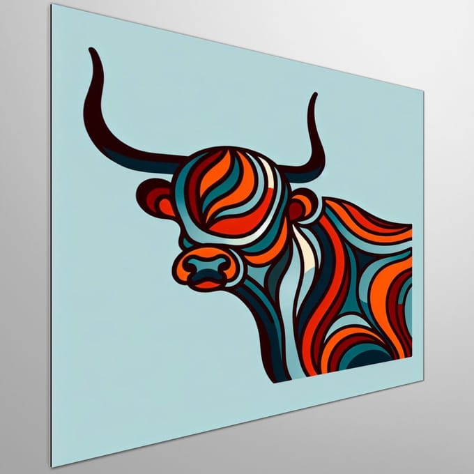 Kunstprint | Wanddecoratie | Dibond | 60 × 60 cm