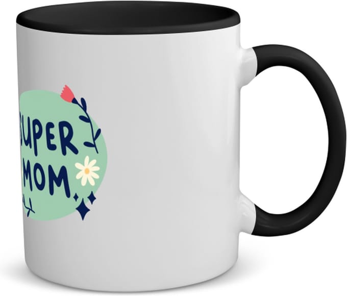 Akyol - super mom Spaarpot - Moeder - mama - moederdag - cadeau - verjaardag - kado - 350 ML inhoud
